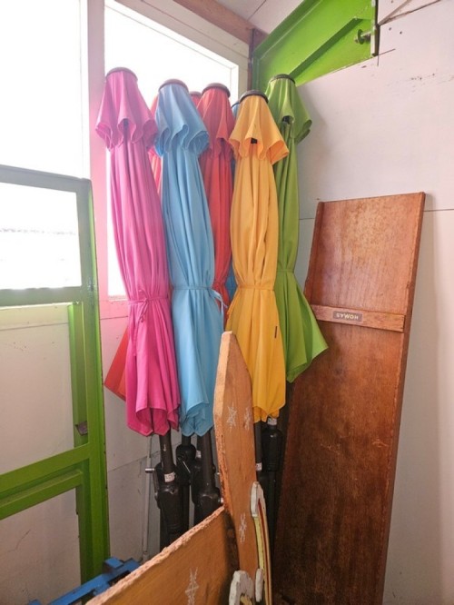 Parasol - beach (incl voet) 2,5m